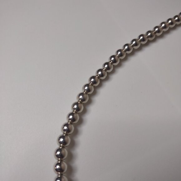 Plastic And Stone Bead Necklace Adjustable 17.5 To 20 Inches - Picture 8 of 11